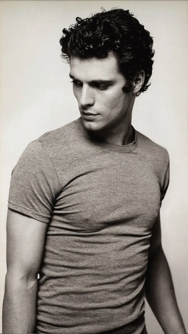Monochrome, grey ribbed tee